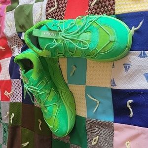 Mikakus neon green trainers